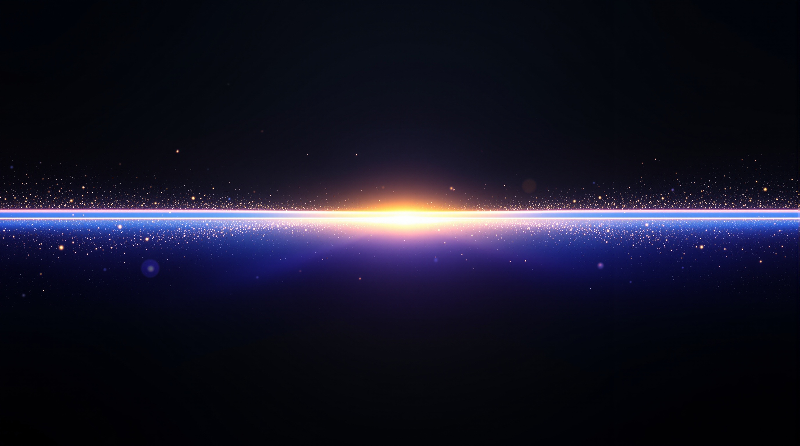 The resting potential — a luminous cell membrane holding a steady charge, ions poised across a boundary of light